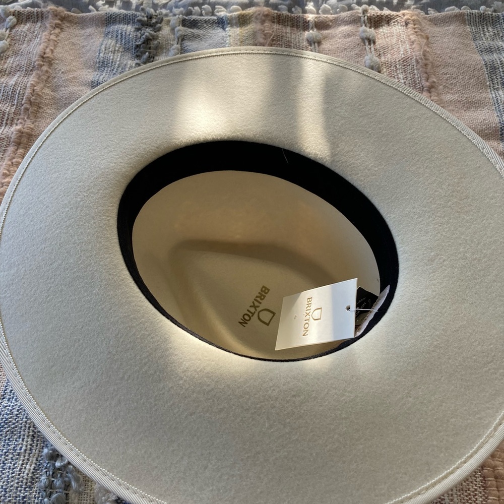 ❤️ Brixton Jo Rancher Off White Wool Hat - Picture 12 of 15